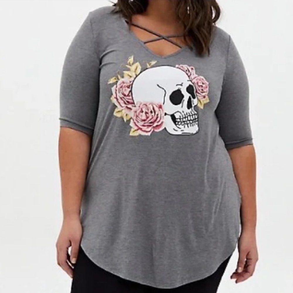 Torrid Super Soft Knit Skull